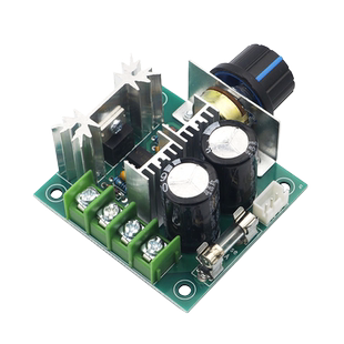 直流电机调速器 PWM调速开关马达风扇控制器12V-40V10A无级变速