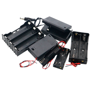 电池盒五5号七7号18650带开关带盖电池座子1节2节3/4/5/6/8节9V