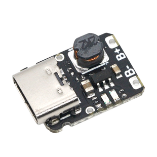 Type-c5V充放电一体模块3.7V 4.2V18650锂电池充电升压电源板保护