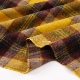定制布料 半裙服装 黄色 进口撞色格纹羊毛呢毛料面料秋冬大衣西装