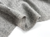 澳洲进口 浅灰色苏利长毛羊驼绒羊毛羊绒布料服装 大衣风衣面料DIY