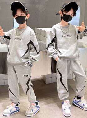 男童春秋装运动套装新款帅气