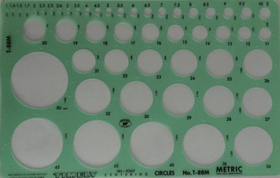 手绘绘图模板圆形TIMELY泰米进口