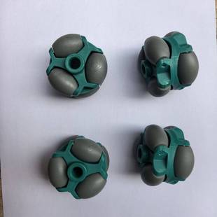 包邮双层福来轮S滑轨万向全方轮单层辊子珠子尼龙 橡胶外径可选