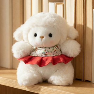 可爱安布琳小羊玩偶毛绒玩具小象公仔桌伴娃娃摆件创意礼物送女孩