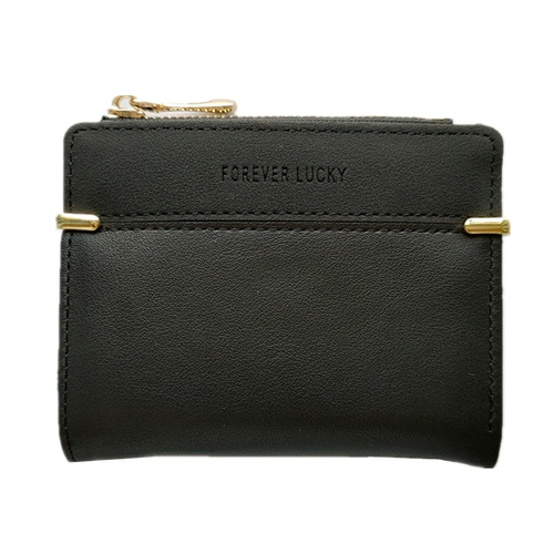 Бумажник, короткая сумка через плечо, модный складной свежий кошелек с молнией, в корейском стиле