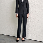 OFFIY 面试中高腰直筒西裤 Max显腿长 显瘦气质职场精英OL职业长裤