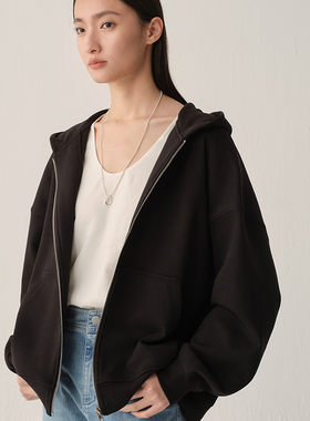 不规则项链银色环扣情侣