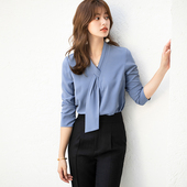 品格气质显瘦正装 高级职业面试装 衬衣雪纺衬衫 OFFIY淑女 套装 女