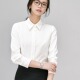 高级白衬衫 OFFIY免烫加厚 别致高级感抗皱通勤面试职业加厚正式 女