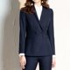 OFFIY高级羊毛系列 高智感窄领一粒扣气质职业收腰羊毛西装 外套