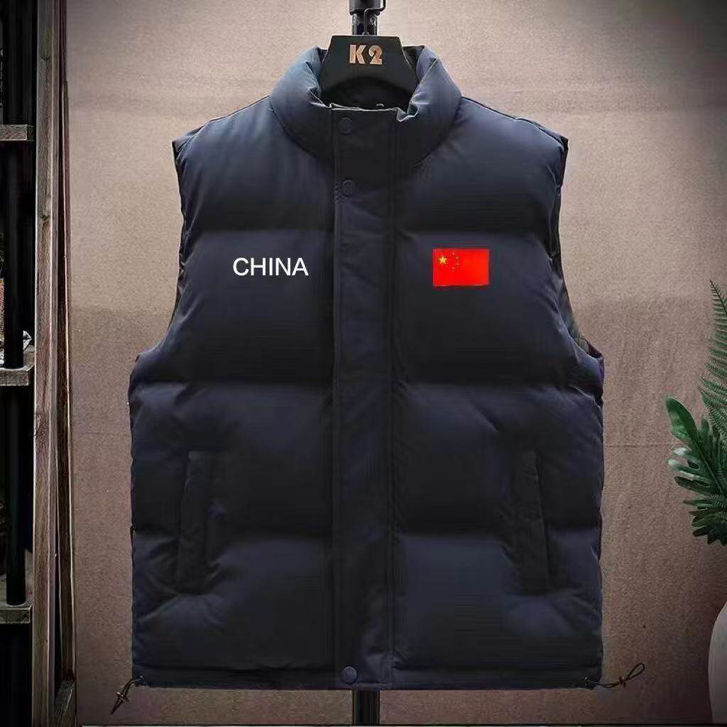 国家队China运动员马甲男士秋冬