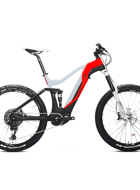 AISIUV定制中置软尾电助力速降越野山地车新款碳纤维AM/XC自行车