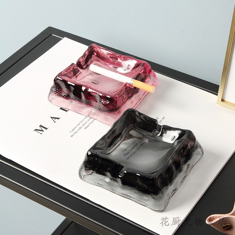 北欧轻奢酒店潮流装饰玻璃烟灰缸