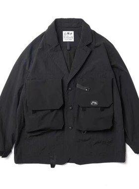 西山好牛COMFY户外机能防水多口袋宽松翻领日系CMF西服夹克外套潮