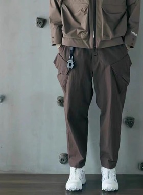 西山好牛COMFY日系户外山系机能防水工装裤多口袋工装长裤子CMF潮