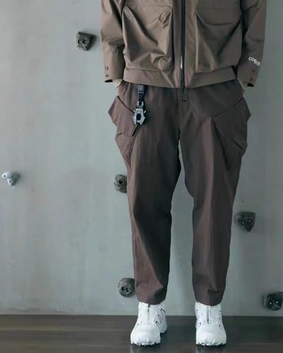 日系户外机能防水工装裤多口袋