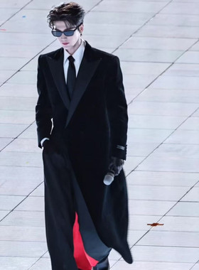 张凌赫同款黑超墨镜男款痞帅复古高级感凹造型猫眼遮阳太阳眼镜女