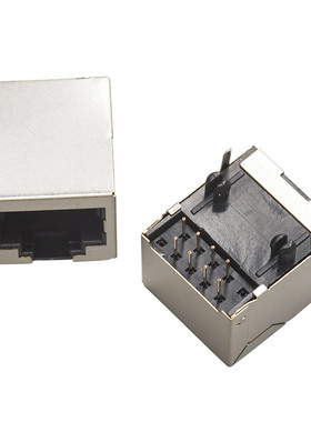 RJ45母座 18.3MM 58 8P8C 18MM网络接口/RJ45母座插座长18*高13mm