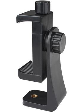 手机夹多角度视频直播支架三脚架自拍杆通用手机夹螺丝固定夹子