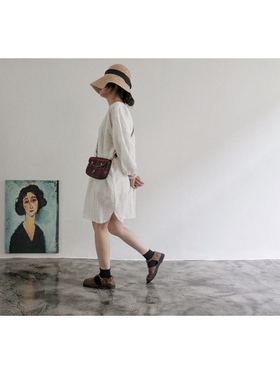 WINNOWx英国MOON/HT羊毛格子面料英伦斜挎单肩包小侧包