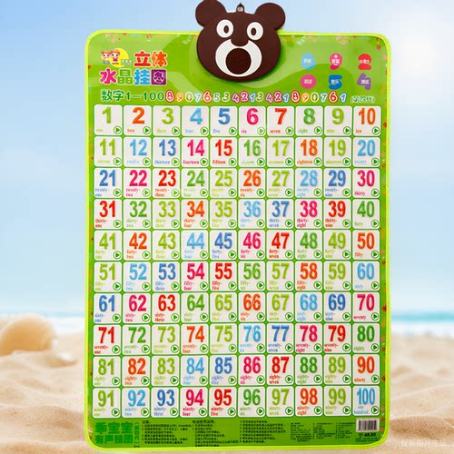 儿童数字早教认知1-100启蒙玩具