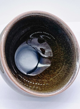 精品柴烧建盏纯手工茶沫玉子月夜松针兔毫建窑龙窑茶盏原矿釉柴窑