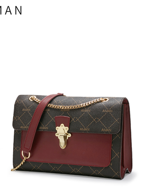 Aman包包女士包单肩包女小包2024新款百搭时尚大气春夏气质链条包