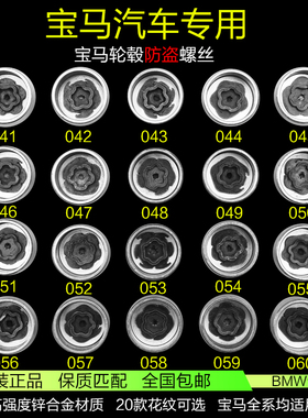 宝马X1系X3系X5系X6 2系7系Z4 轮胎防盗螺丝整套钥匙套筒拆卸工具