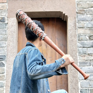 行尸走肉棒球棍 PU发泡尼根露西尔 棒球棍 cosplay表演道具周边