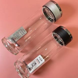 明霞3399单层玻璃水杯定制广告小礼品杯子印logo开业活动订制茶杯