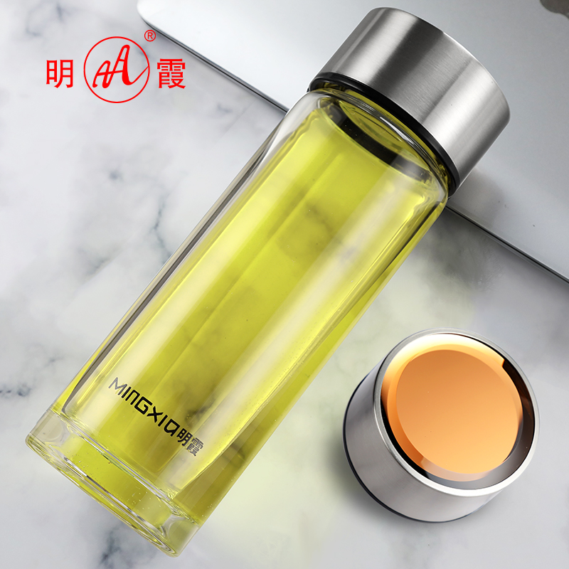 单层杯子不锈钢杯盖大容量男士