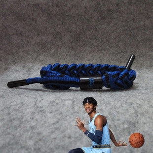 莫兰特手绳12号可调节学生运动编织鞋 带篮球星手环灰熊队球迷饰品