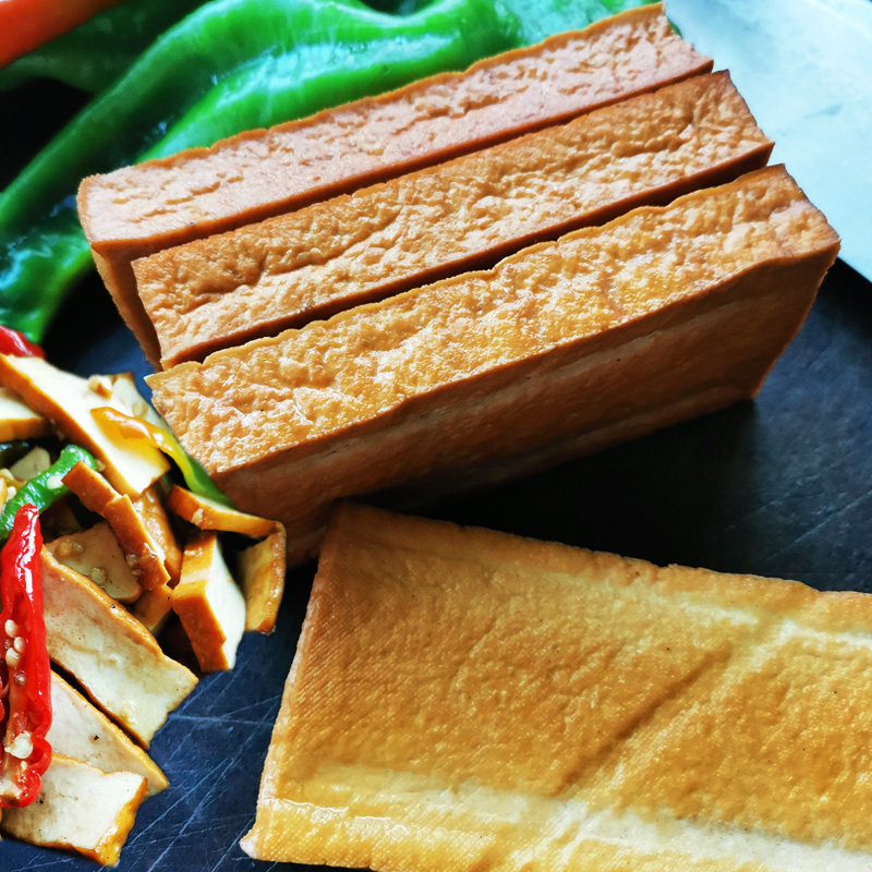 湖南特产新化白溪烟熏柴火豆腐干1包5片现做农家手工手磨香干豆干