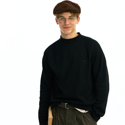 化学制品 乔布斯身上的 华夫格长袖 T3_BLK/WHT_LONGSLEEVES_300G