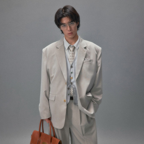 化学制品 化制洋服 昭和大廓形正装西服 J14_KHI/BLU_TAILORED