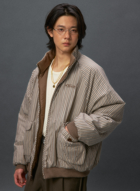 化学制品 90s可以两面穿的格子棉服 J1_CFE_PUFFERJACKET