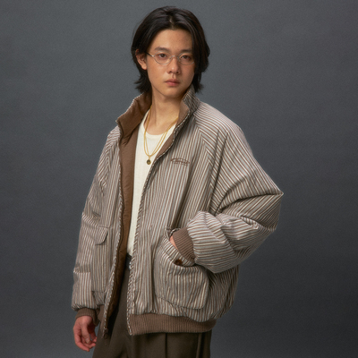 化学制品 90s可以两面穿的格子棉服 J1_CFE_PUFFERJACKET