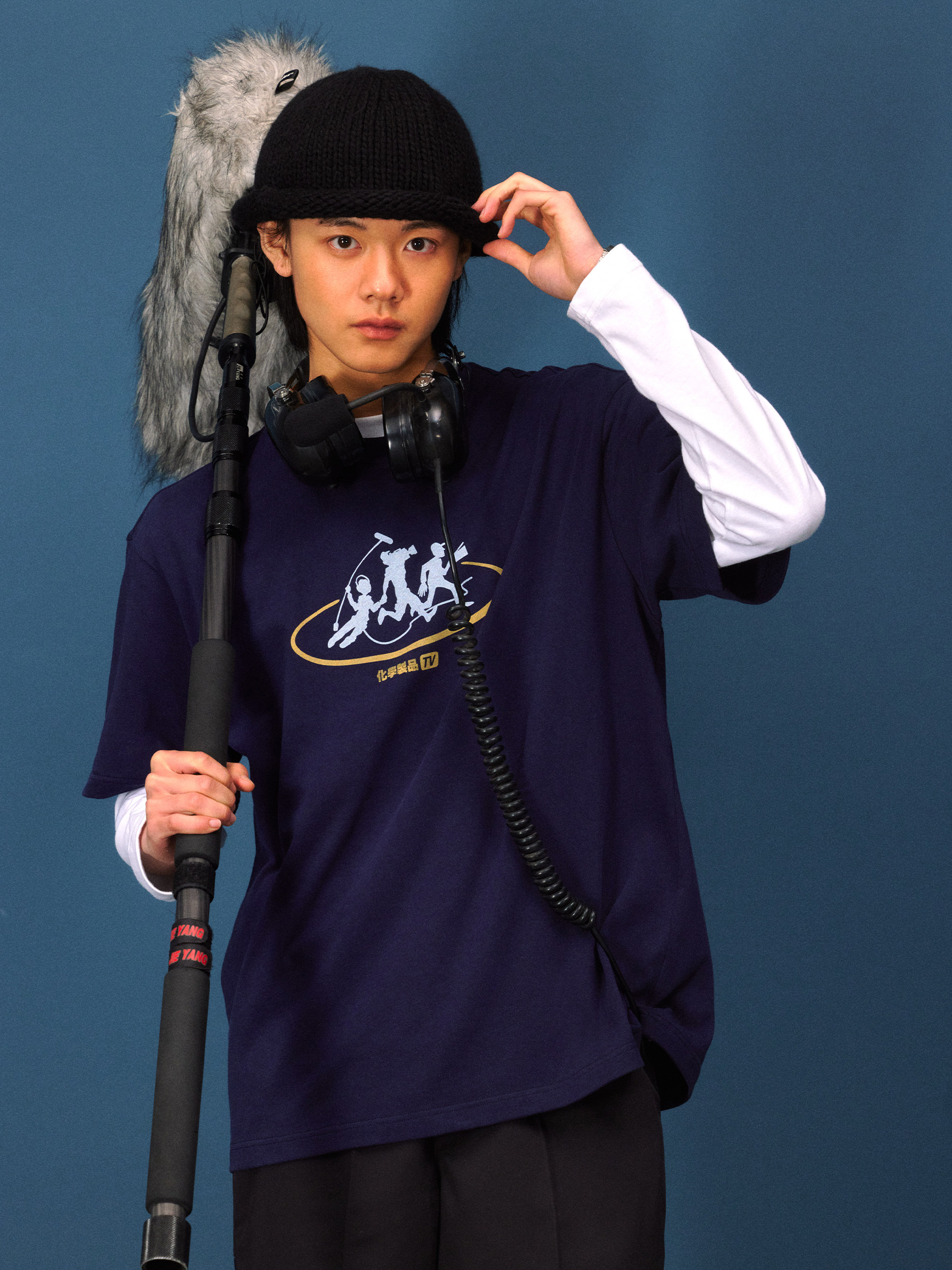Heavyweight Navy Work T-Shirt: 260g Cotton Fabric - Taobao product photo 3