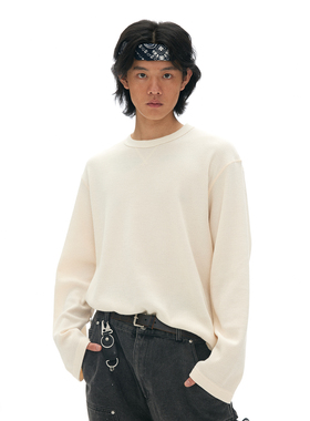 化学制品 阿姆的八英里 华夫格长袖Tee T3_LONGSLEEVES_320G