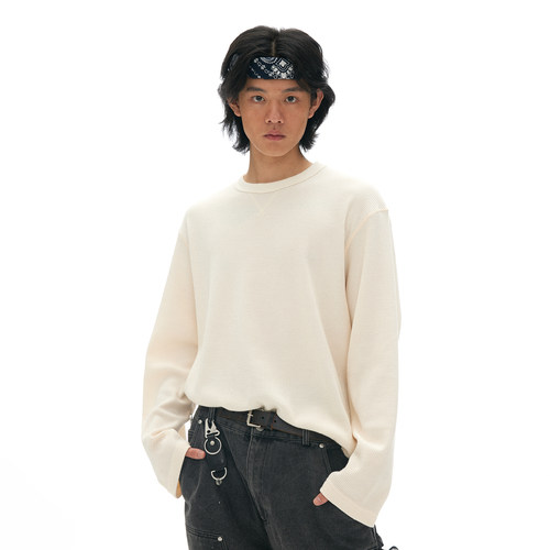 化学制品 阿姆的八英里 华夫格长袖Tee T3_LONGSLEEVES_320G