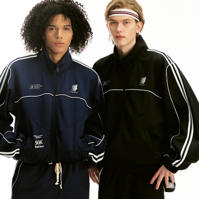 化学制品 越野跑运动夹克 J4_BLK_TRACKJACKET