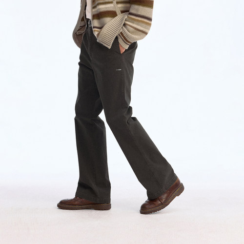 化学制品 美丽人生 木村拓哉的轻工装微喇休闲裤 P5_DGY_CHINOS