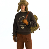 H3_CFE 复古卫衣 GRY_CREWNECK_430G 阿拉斯加猎鹿人 化学制品