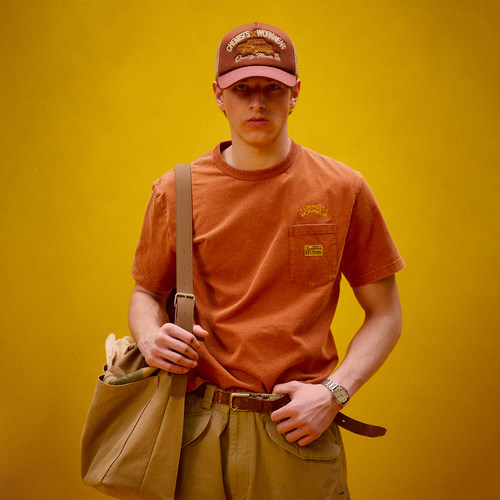 化学制品 工装系列 洗旧口袋T恤 T5_NVY/ORG/GRY/KHI_TSHIRT_230G