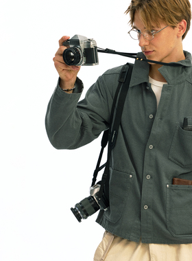 化学制品 车库工装短衬衫夹克 J6_GRY_WORKJACKET