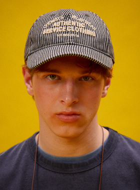 化学制品 工装系列 工作条纹棒球帽 C1_DGY_BLK/WHT_CAP