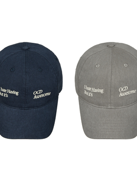 化学制品 “强迫症的心情” 档案棒球帽 C1_NVY/GRY_CAP