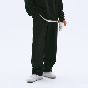 踏春宽松西裤 化學製品 P8_BLK GRY_TAILOREDTROUSERS