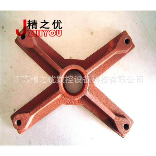 台正炮塔铣床配件_铣床床身回转盘固定座_十字叉十字盘118